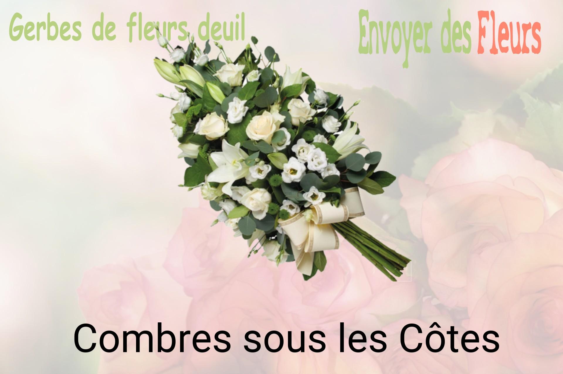 Gerbe de fleurs de deuil livrée à Combres-sous-les-Côtes